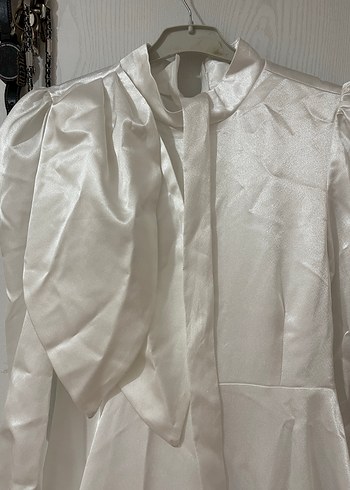 Beyaz nikah elbisesi - Görsel 4