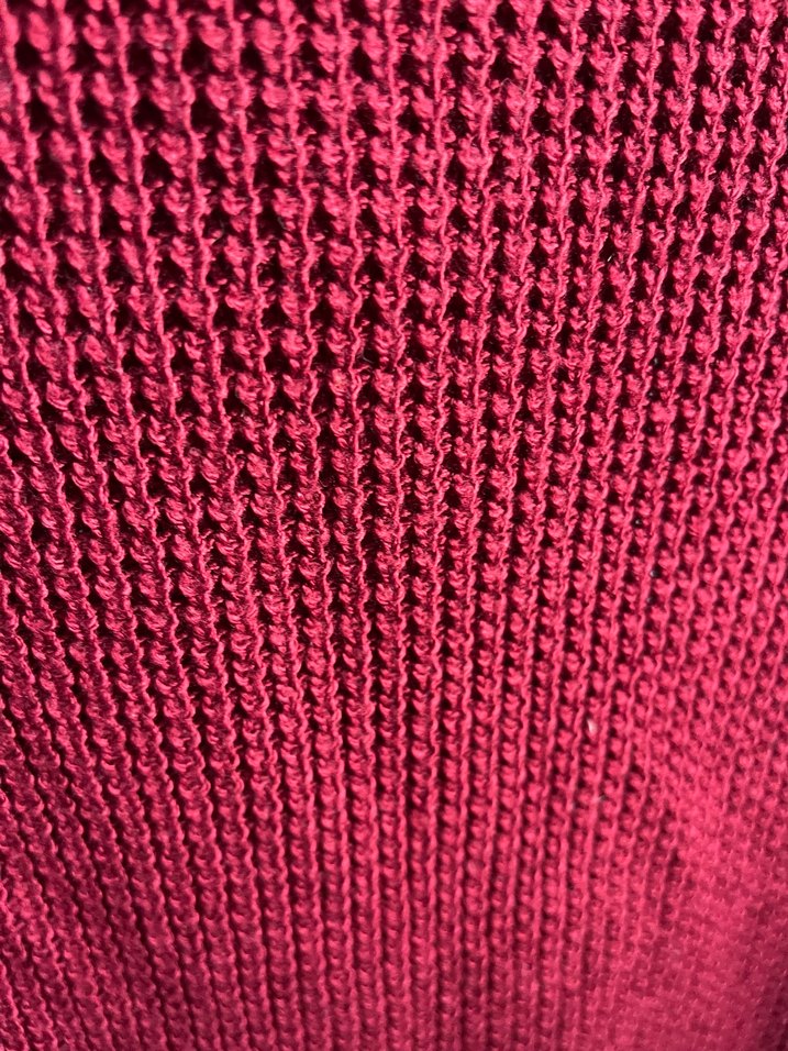 İnci Detaylı Bordo Örgü Kadın Kazak - Görsel 5