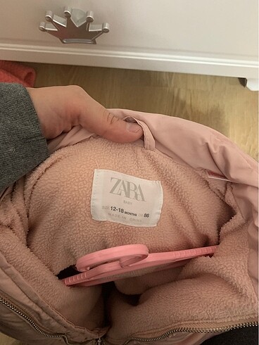 12-18 Ay Beden Zara bebek mont