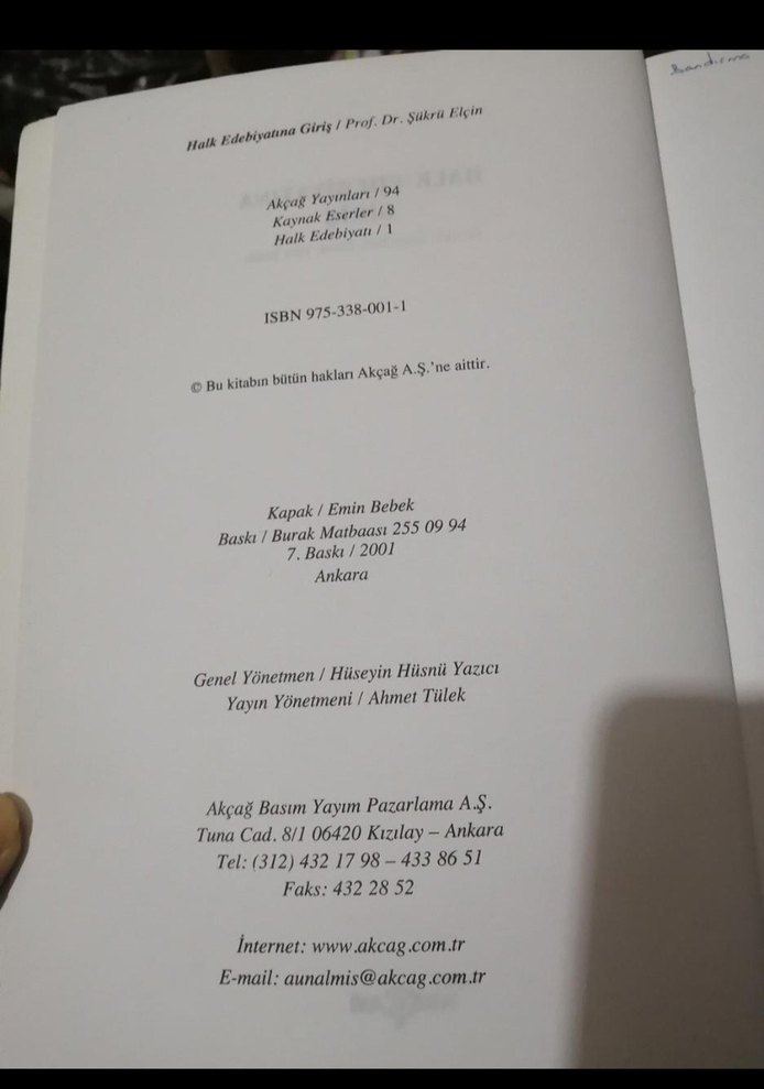 Halk Edebiyatına Giriş - Prof. Dr. Şükrü Elçin - Görsel 3