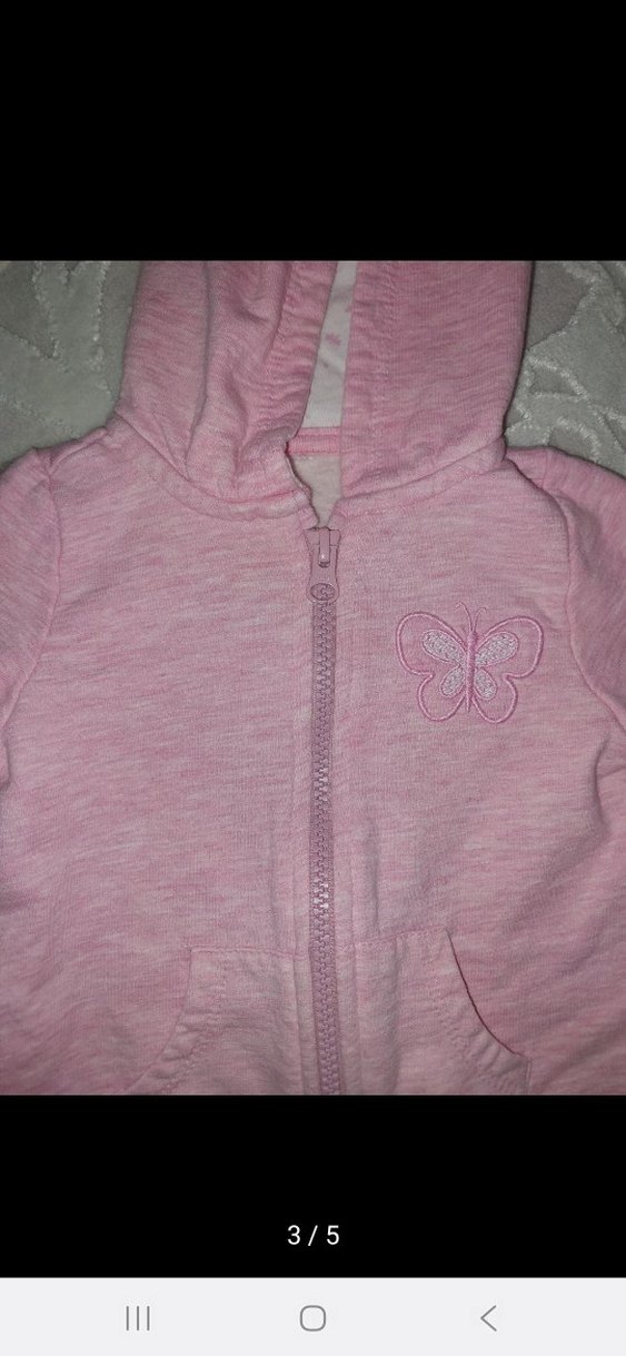 Fermuarlı Pembe Bebek Kız Tulum - Görsel 3