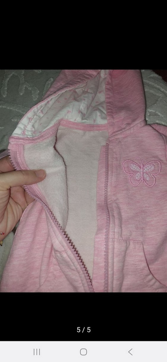 Fermuarlı Pembe Bebek Kız Tulum - Görsel 5