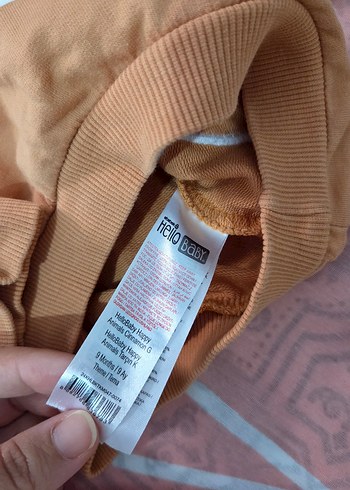 Uzun Kollu Örgü Tavşan Baskılı Bebek Kız Takımı - Görsel 4