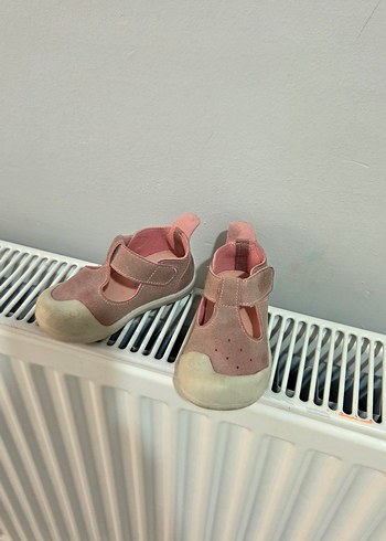 Kız Bebek İlk Adım Ayakkabısı Pembe Tokalı - Görsel 3