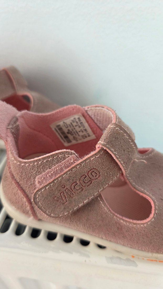 Kız Bebek İlk Adım Ayakkabısı Pembe Tokalı - Görsel 2