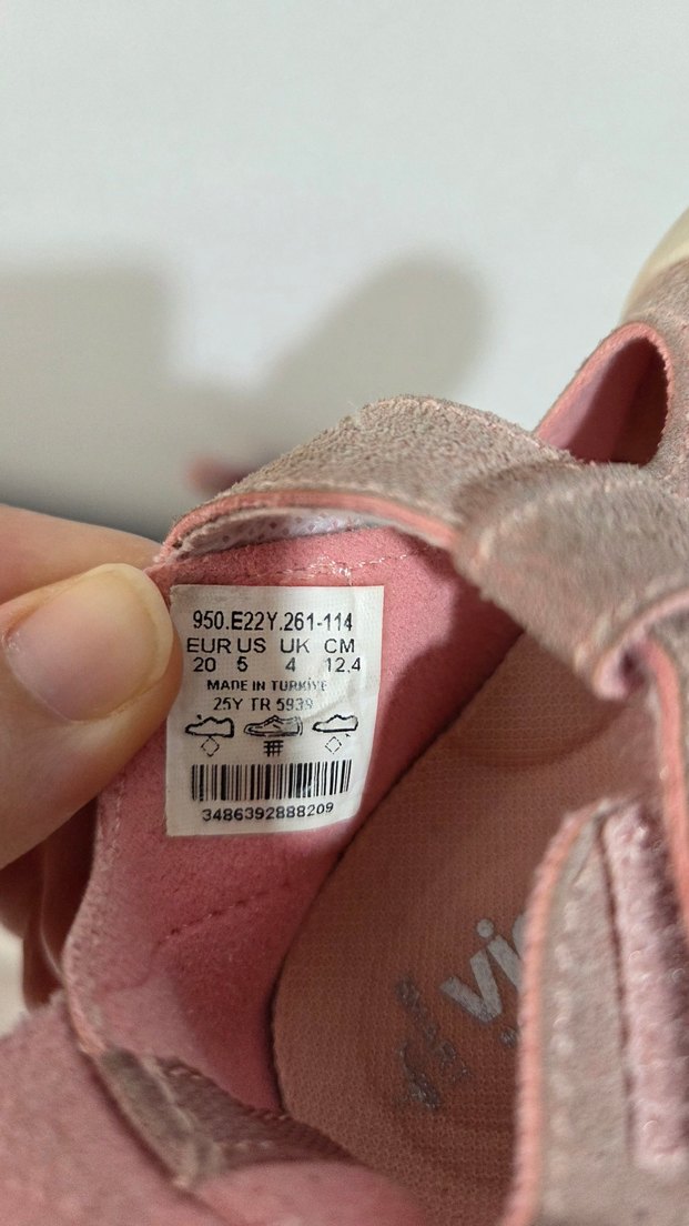 Kız Bebek İlk Adım Ayakkabısı Pembe Tokalı - Görsel 4