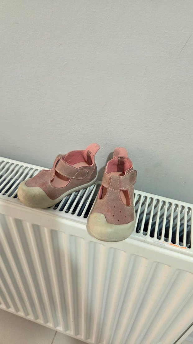 Kız Bebek İlk Adım Ayakkabısı Pembe Tokalı - Görsel 3