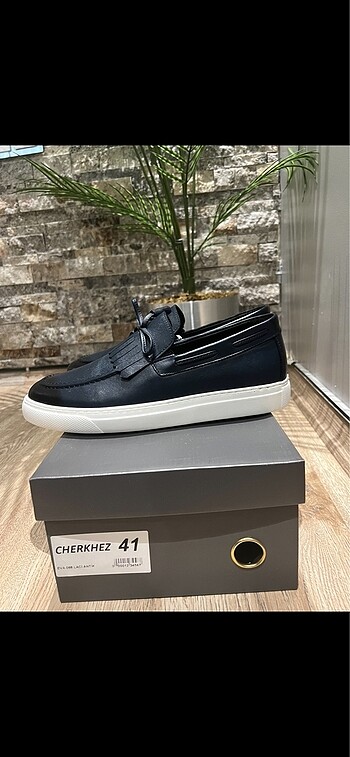 41 Beden Deri loafer ayakkabı