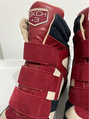 39 Beden kırmızı Renk Skechers isabel marant bot