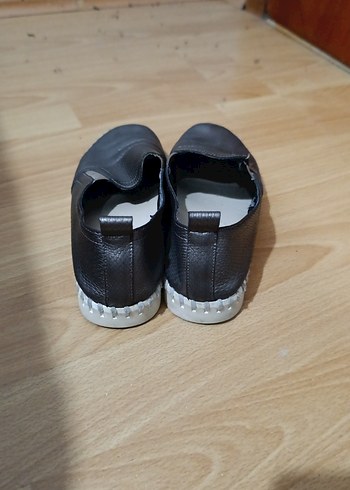 açık kahve Yılan Desenli Dolgu Topuk Espadril - Görsel 3