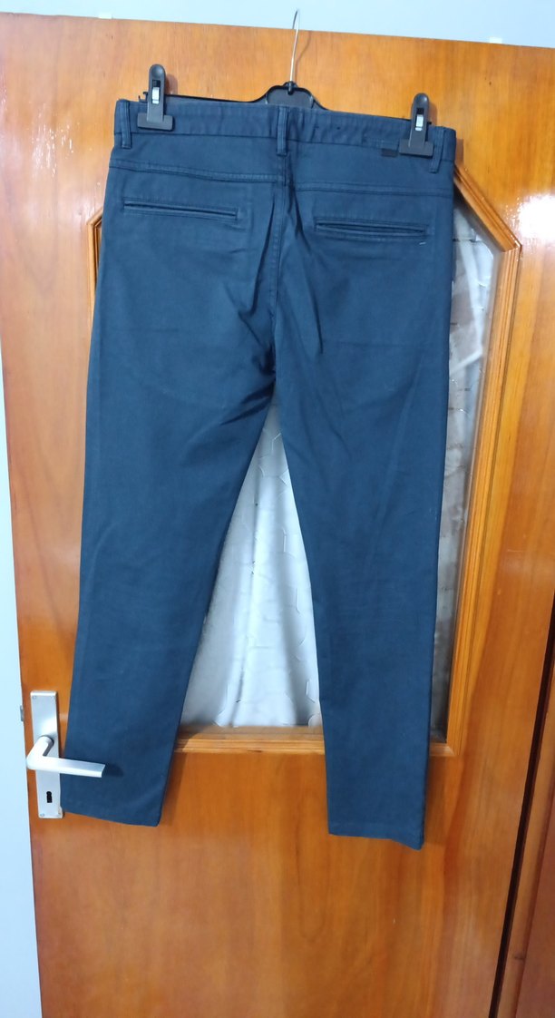 Erkek Lacivert Normal Kesim Denim Pantolon - Görsel 3