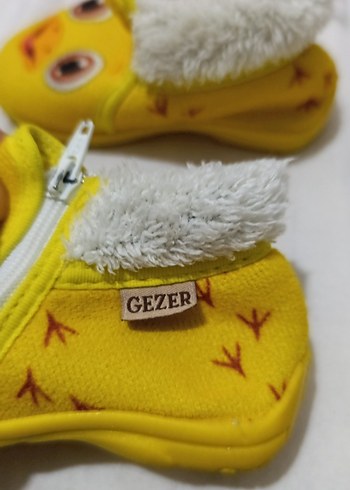 Sarı Kürklü Kız,erkek Çocuk Ev Terliği - Görsel 4