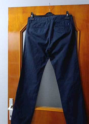 U.S. Polo Assn. Lacivert Kemerli Erkek Pantolon - Görsel 4