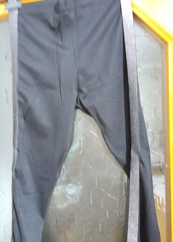 Gri Yan Şeritli tayt - Görsel 3