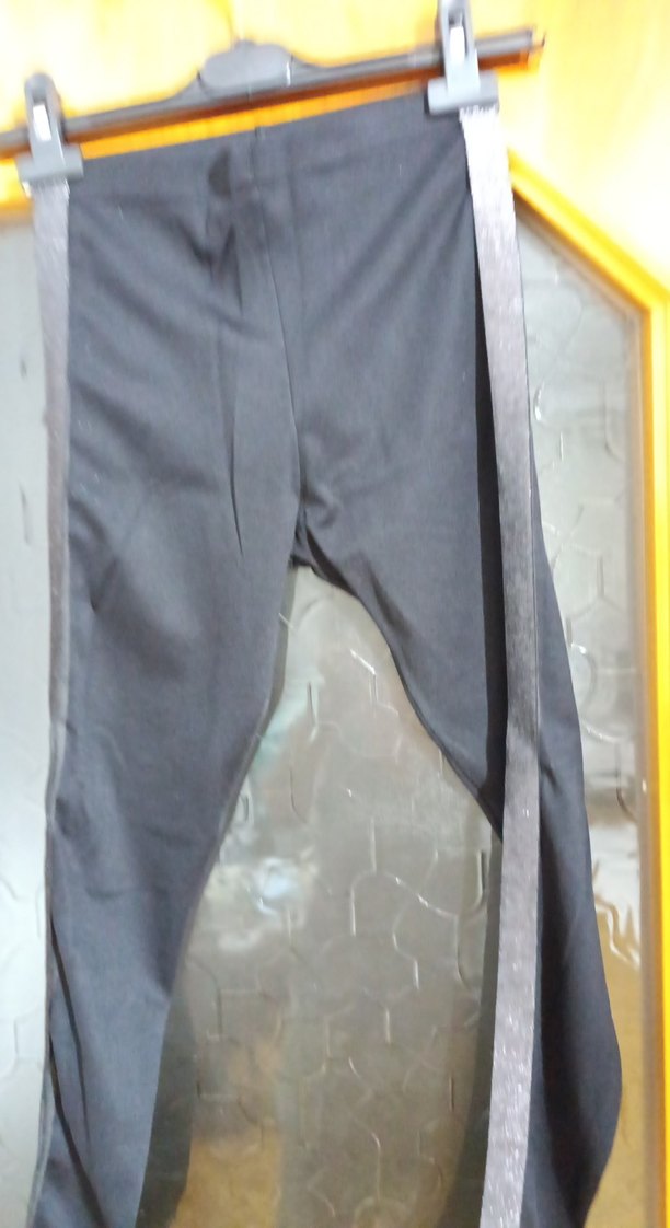 Gri Yan Şeritli tayt - Görsel 3