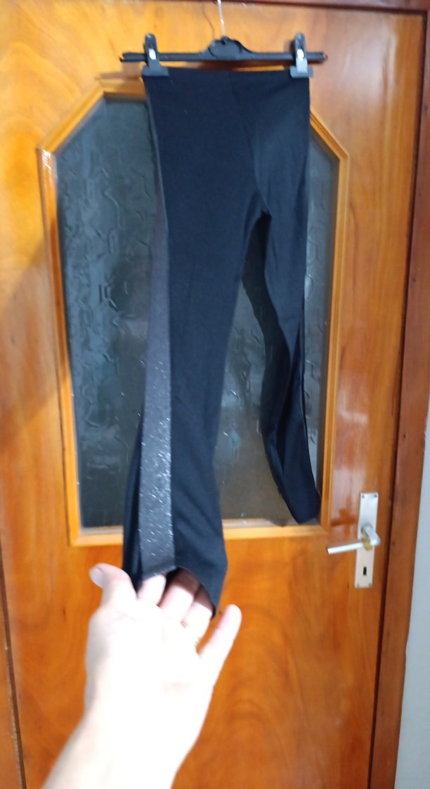 Gri Yan Şeritli tayt - Görsel 4