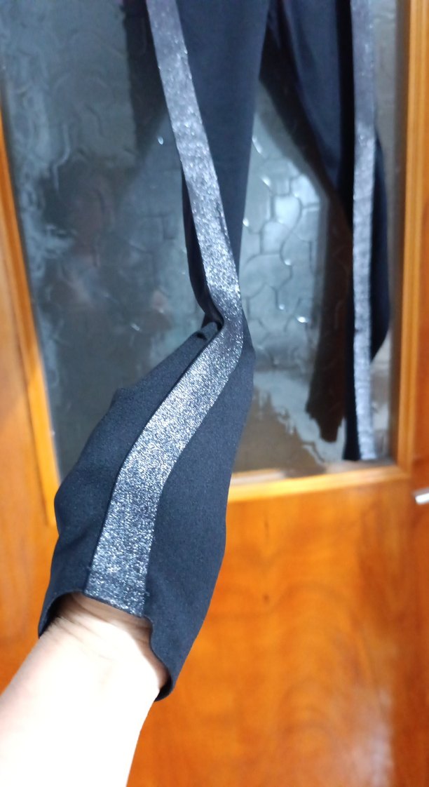 Gri Yan Şeritli tayt - Görsel 2