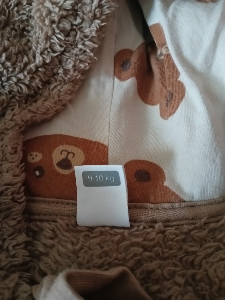 Kahverengi Kürklü Bebek Tulumu - Görsel 5