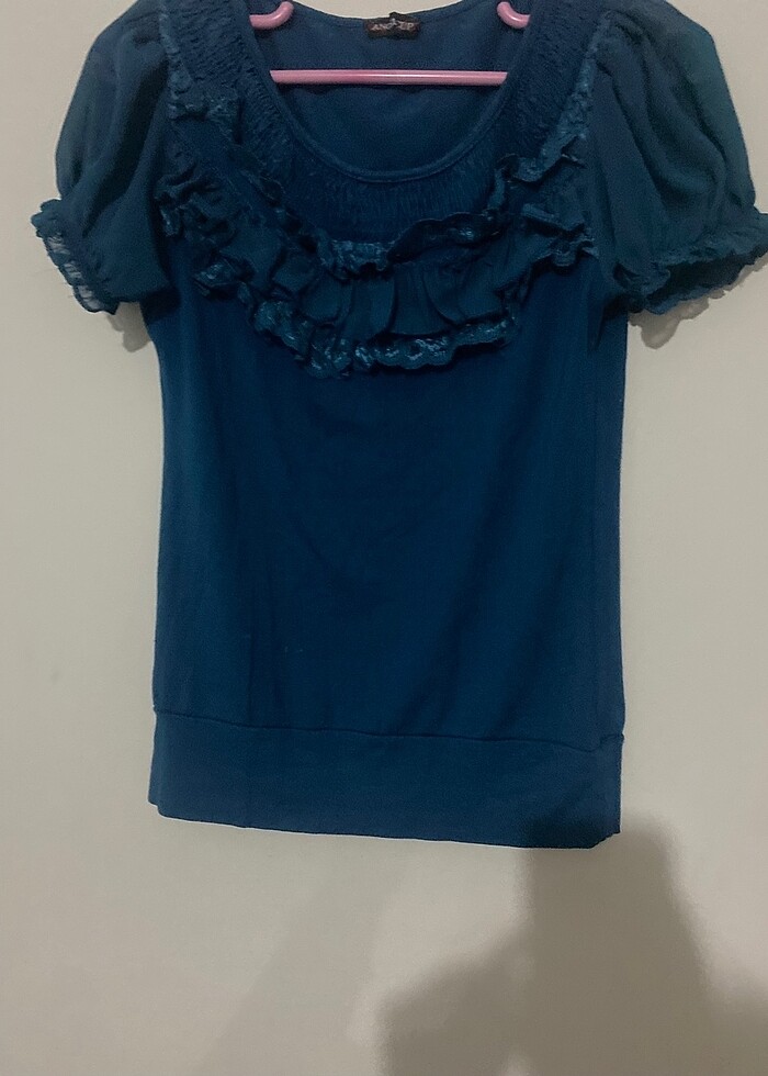 Fırfırlı bluz - Görsel 2