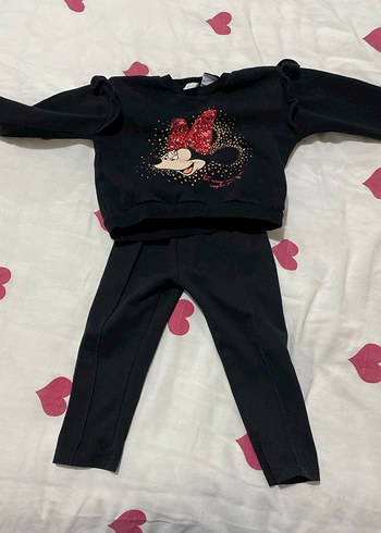 Kız Çocuk Kırmızı Baskılı Sweatshirt - Görsel 2