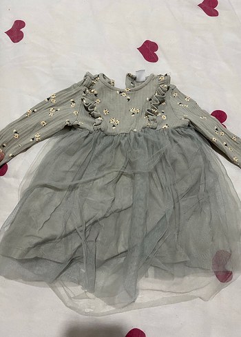 LCW Baby Gri Baskılı Bebek Önlüğü - Görsel 4