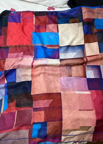 Kadın Çok Renkli Bohem Şal - Görsel 3