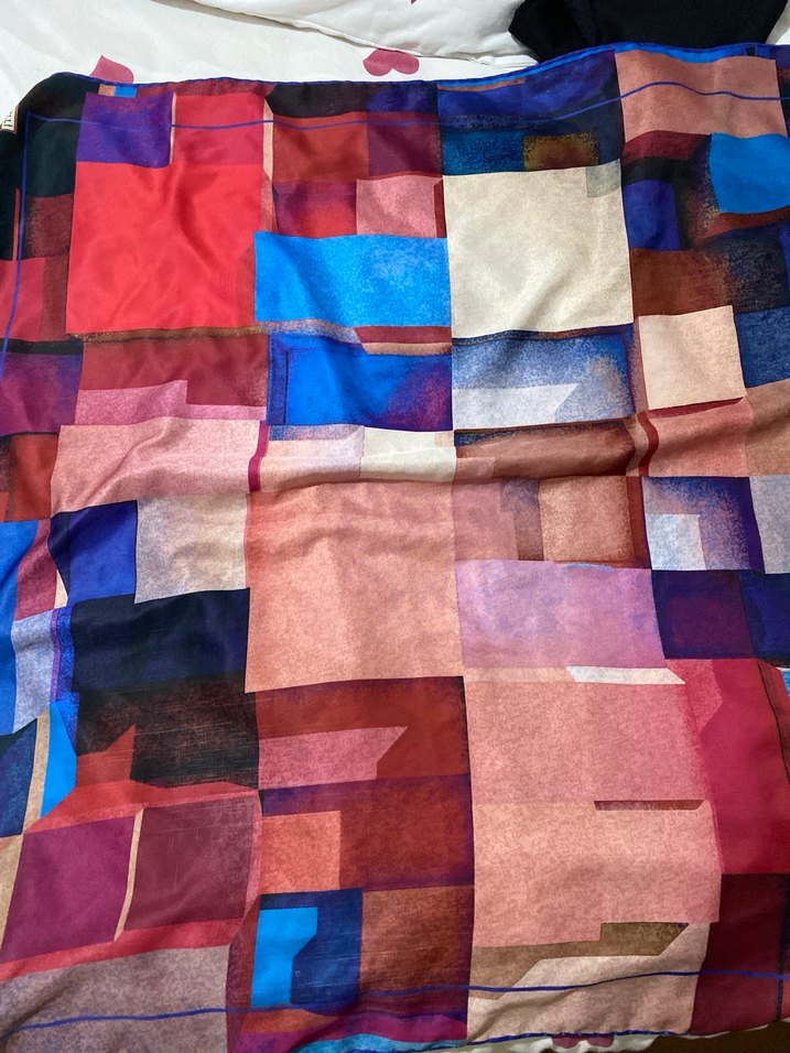 Kadın Çok Renkli Bohem Şal - Görsel 3