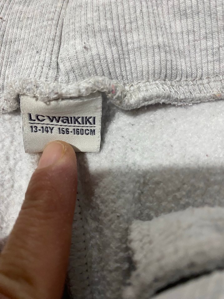 Gri Rahat Kesim Kadın Eşofman Altı - Görsel 4