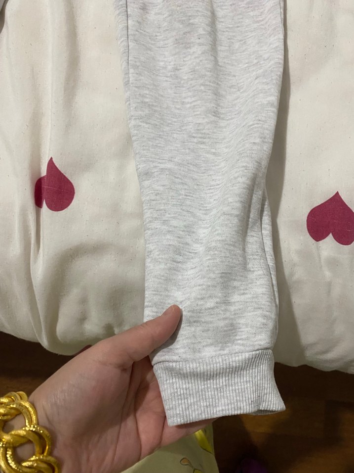 Gri Rahat Kesim Kadın Eşofman Altı - Görsel 5