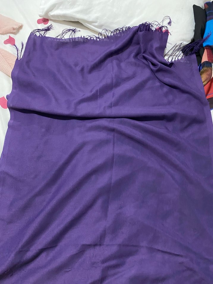 Parlak Mor Kadın Şal - Görsel 2