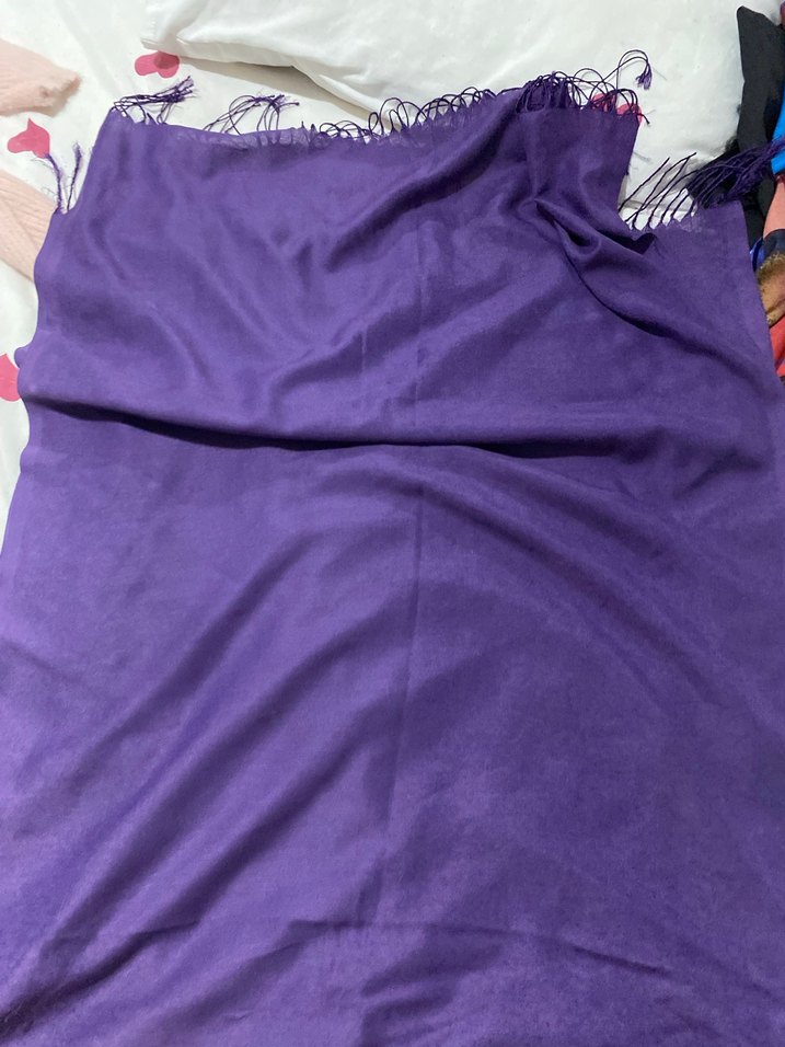 Parlak Mor Kadın Şal - Görsel 3