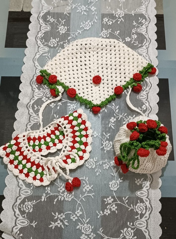 3 lü takım bandana yaka ve çanta - Görsel 5