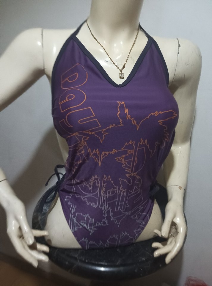 Puma orjınal Mor Baskılı Spor Kadın Mayo 42/44 - Görsel 2