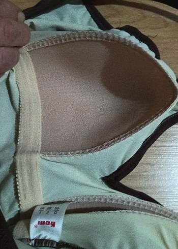 Kom Kadın Kahverengi V Yakalı mayo - Görsel 10