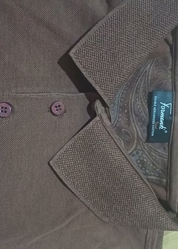 FORMENTİ 2XL Kahverengi Uzun Kollu Polo sweat - Görsel 8
