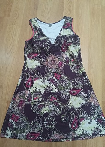 V Yaka Kolsuz Bohem Mını mayo 40 /42 - Görsel 8