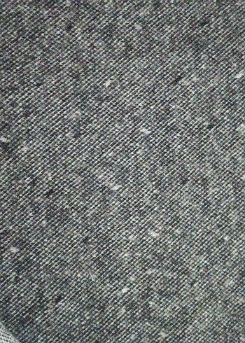 NESSİA XL Gri Midi Triko Elbise Siyah Yaka - Görsel 6