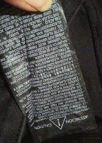 Zara MAN Erkek Siyah likralı  Kot Pantolon 42/ - Görsel 6