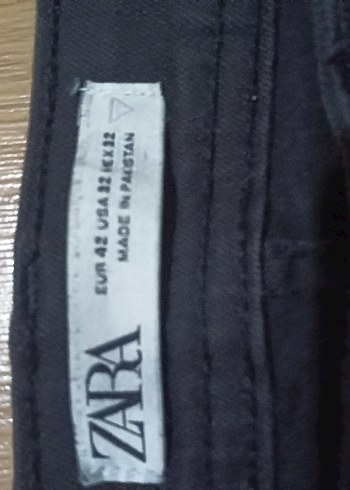 Zara MAN Erkek Siyah likralı  Kot Pantolon 42/ - Görsel 12