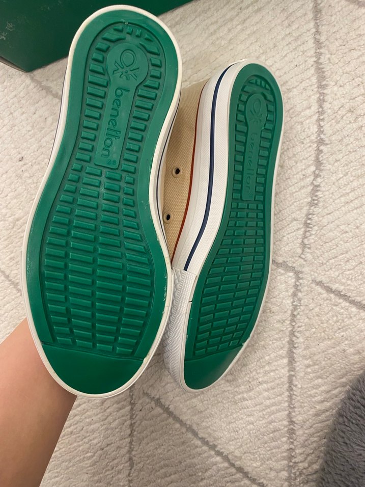 Bej Kadın Günlük Spor Ayakkabı - Görsel 2