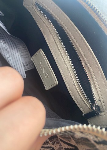 Bej Tokalı Kadın Omuz Çantası - Görsel 8