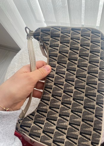 Bej Tokalı Kadın Omuz Çantası - Görsel 4