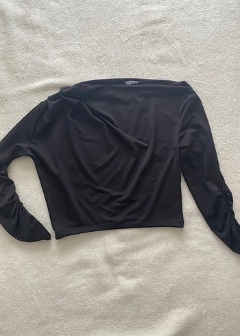 Pilili Kayık Yaka Kadın Bluz - Görsel 4