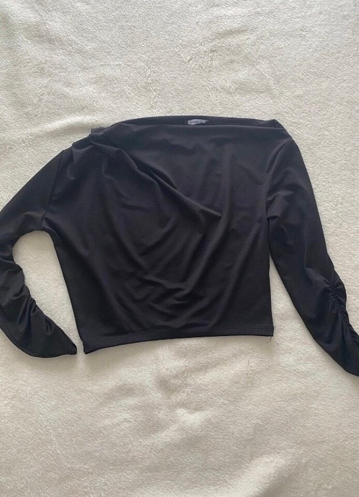 Pilili Kayık Yaka Kadın Bluz - Görsel 4