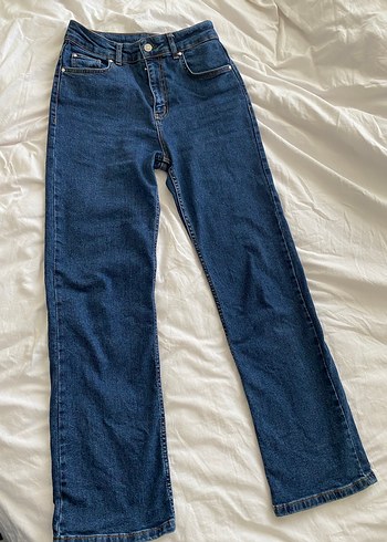 Lacivert Kadın Regular Fit Kot Pantolon - Görsel 7