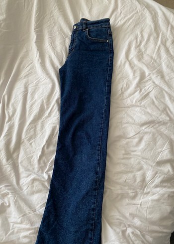 Lacivert Kadın Regular Fit Kot Pantolon - Görsel 3