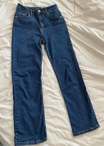 Lacivert Kadın Regular Fit Kot Pantolon - Görsel 8