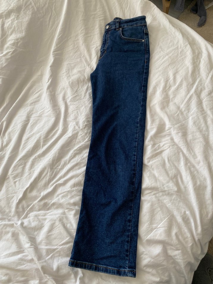 Lacivert Kadın Regular Fit Kot Pantolon - Görsel 4