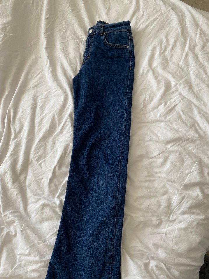 Lacivert Kadın Regular Fit Kot Pantolon - Görsel 3