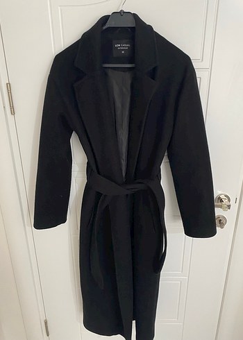 Kemerli Siyah Uzun Kaban - Görsel 2